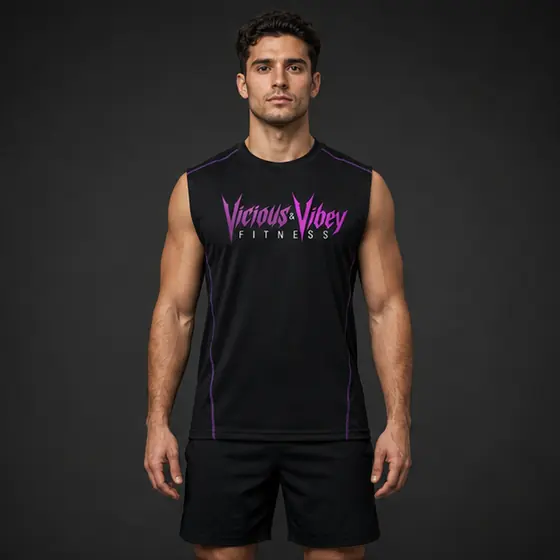 Men’s Shoulder-Cut Training Vest — concept